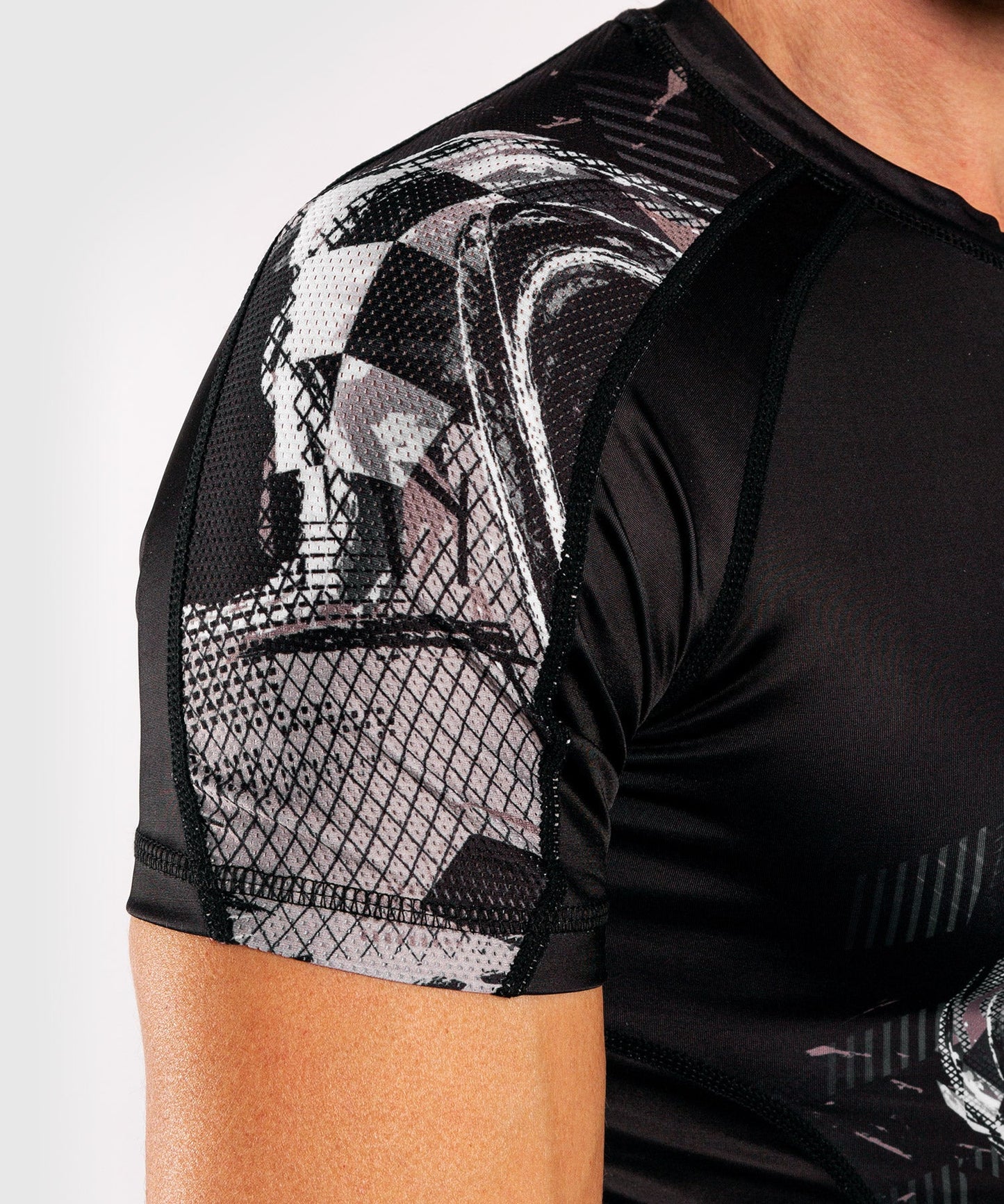Venum Skull Rashguard - Short sleeves - Black