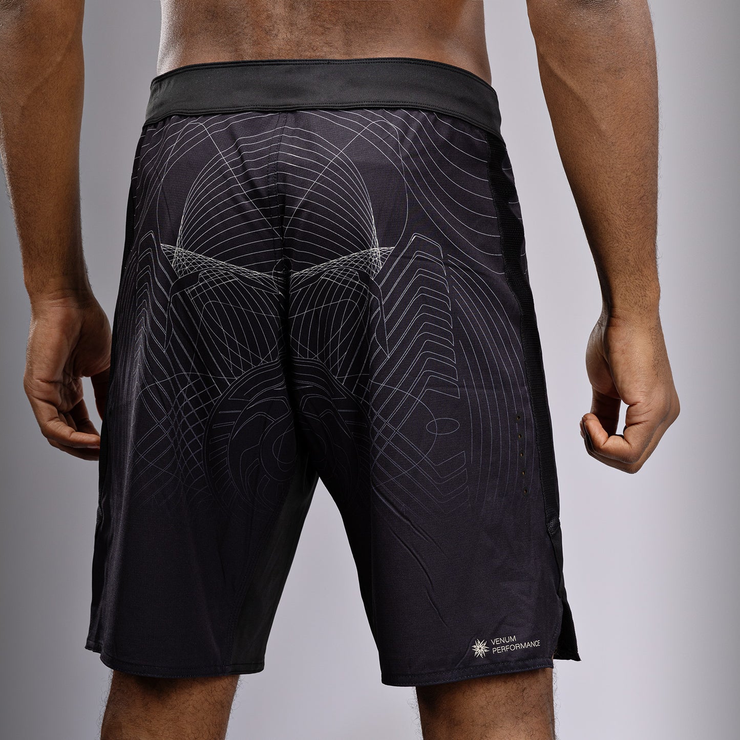 Venum G-Fit Air Men's Fight Shorts - Deep Black/Desert Sand