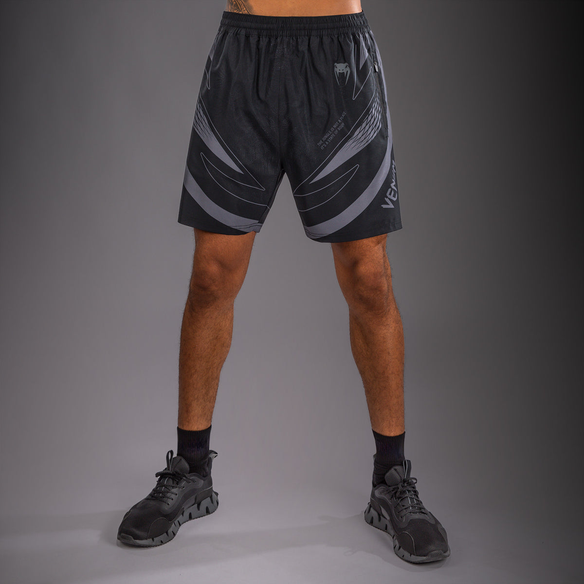 Venum Amazonia Reborn Training Shorts - Black/Grey