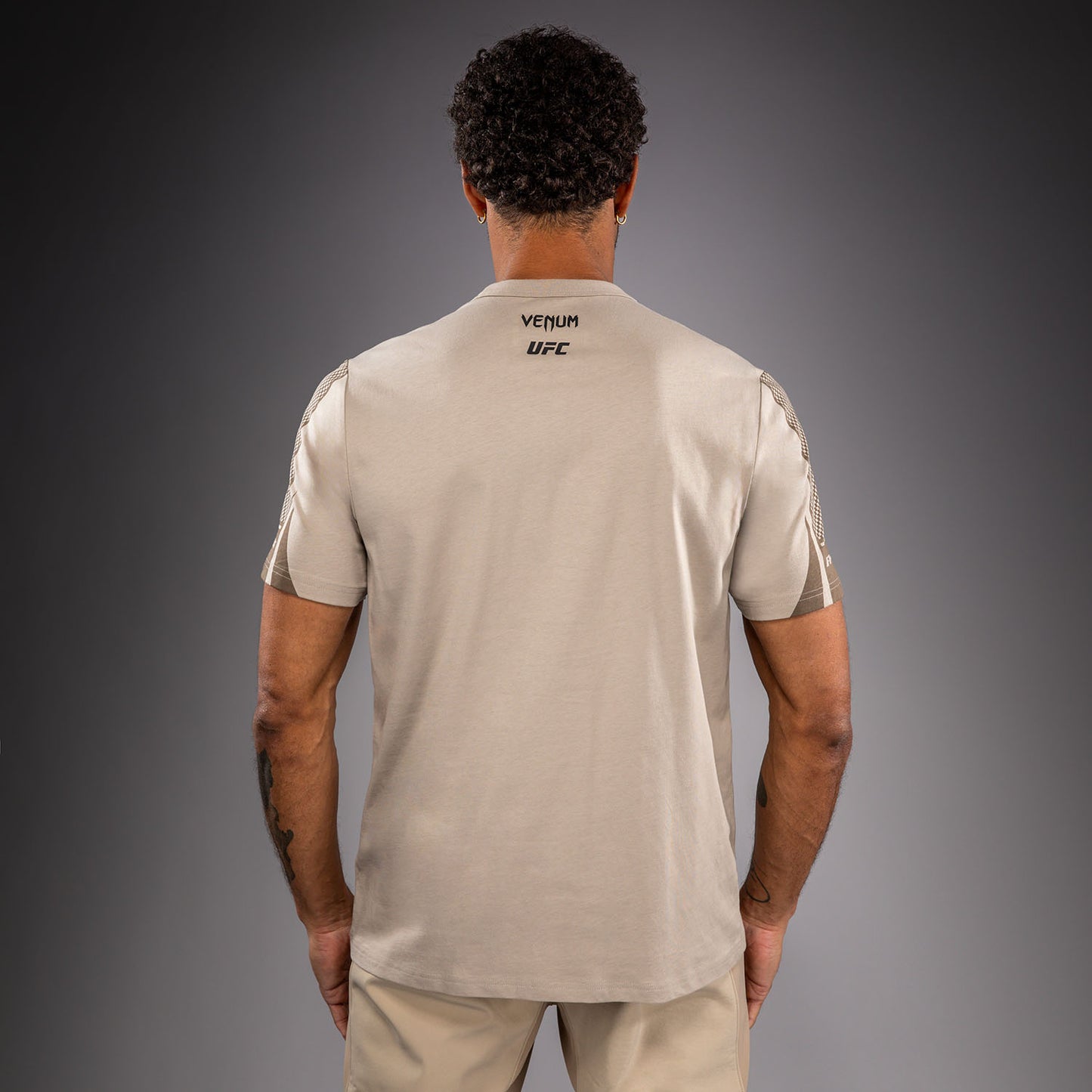 Venum UFC Unity by Venum Authentic Fight Week Men's Short Sleeve T-Shirt - Sand