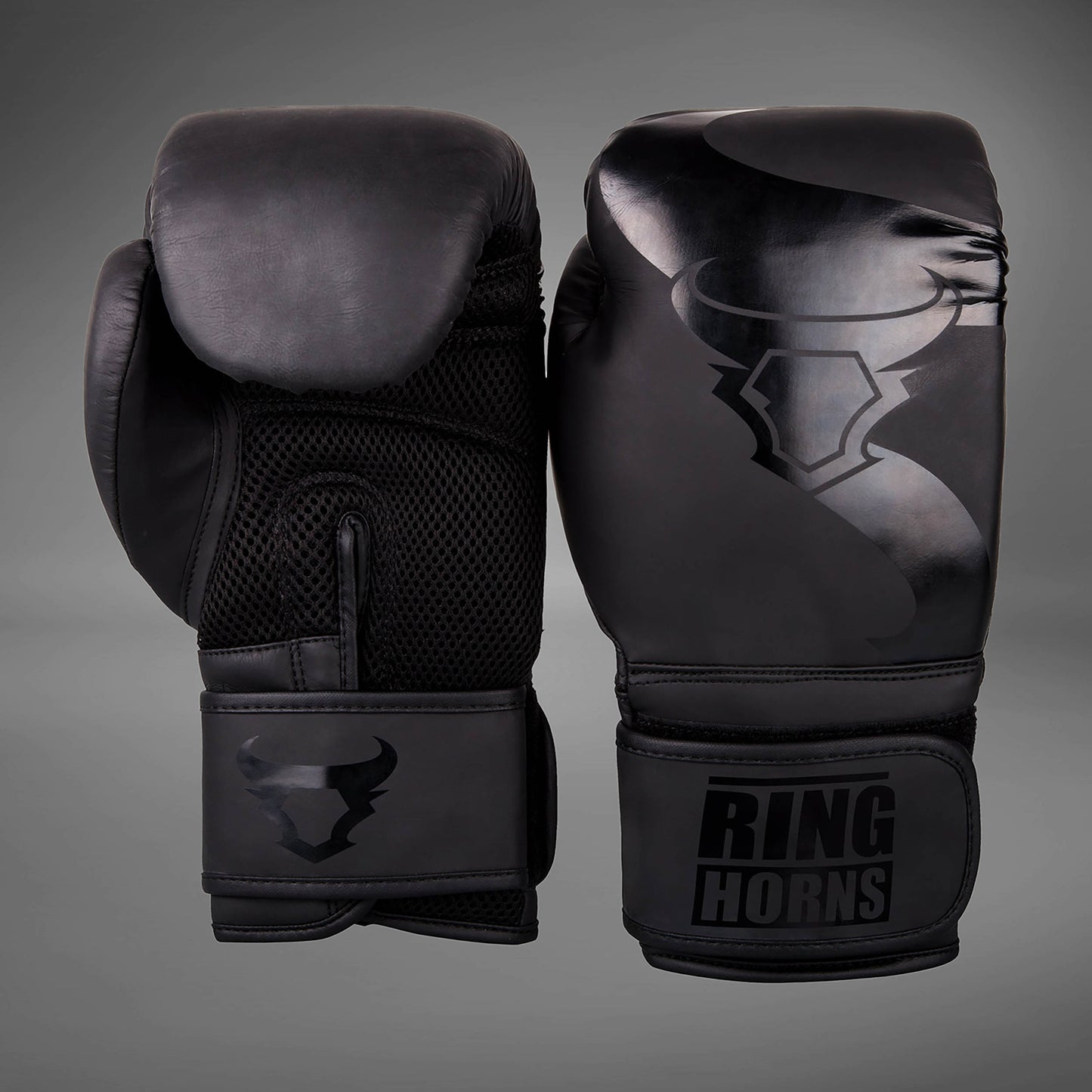Ringhorns Charger by Venum Boxing Gloves - Black/Black