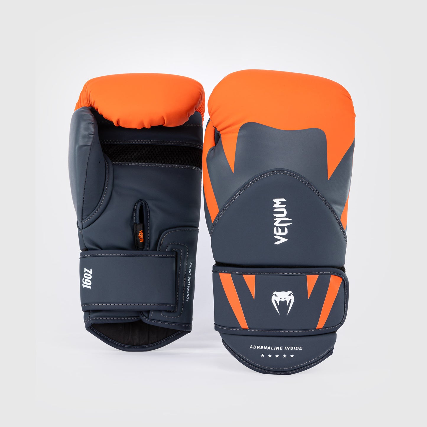 Venum Challenger 4.0 Boxing Gloves - Orange/Navy Blue