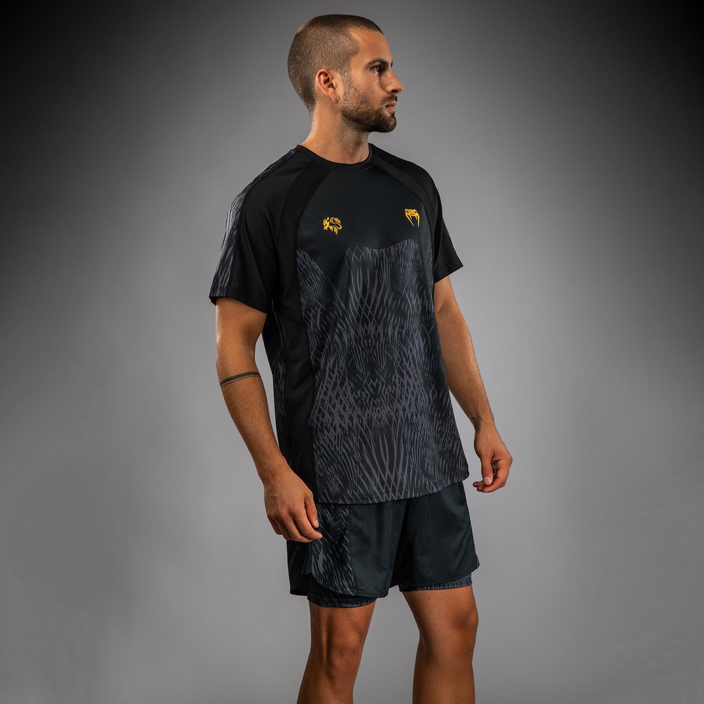 Venum x Chimaev Dry-Tech Shirt - Black/Grey
