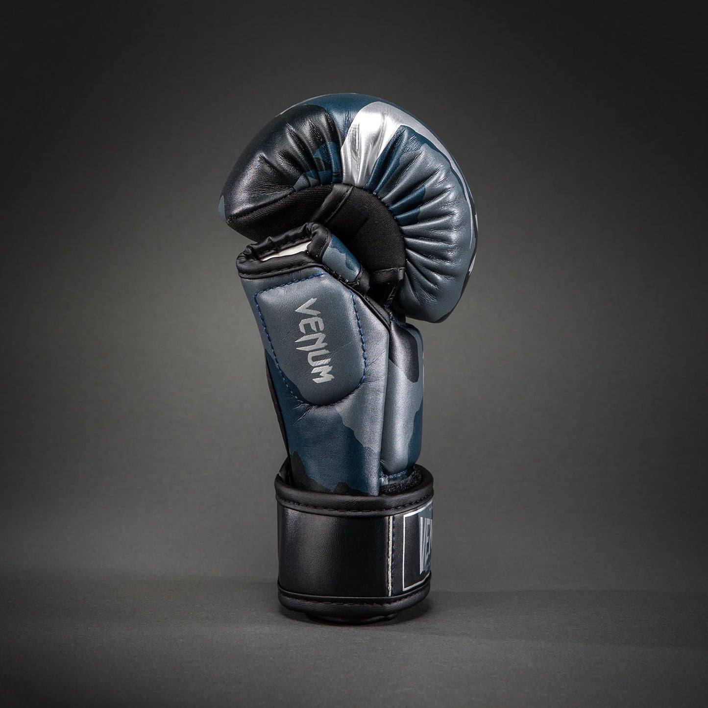 Venum Elite Camo Sparring Gloves - Dark Navy/Blue