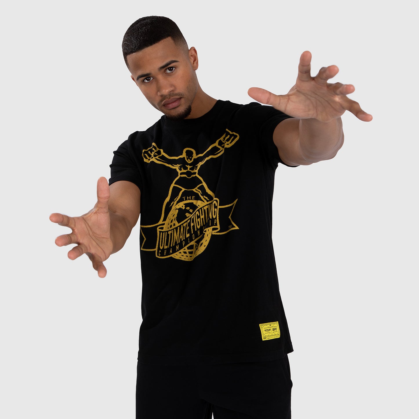 UFC by Venum Ulti-Man T-Shirt - Black/Yellow