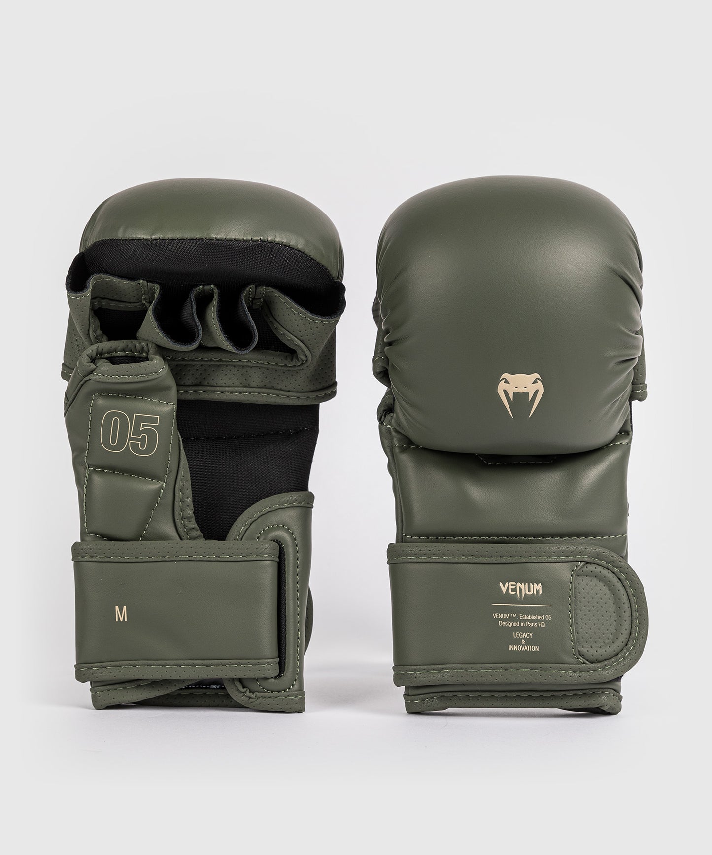 Venum Impact Evo MMA Sparring Gloves - Military Green