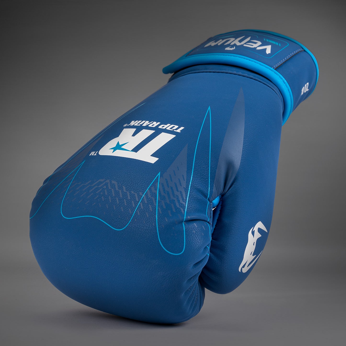Venum x Top Rank Original Impact Boxing Gloves - Navy Blue