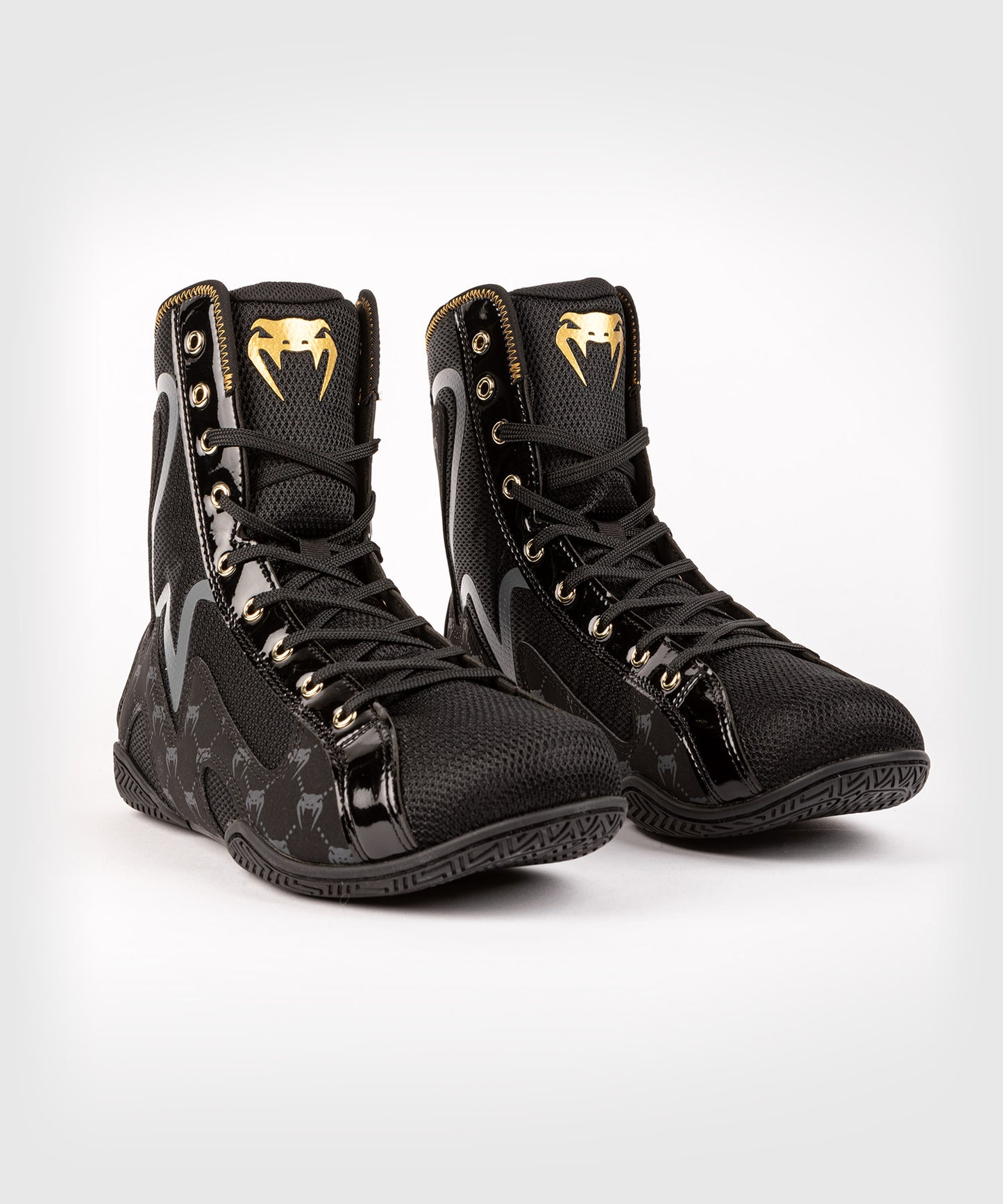 Venum Elite Evo Monogram Boxing Shoes – Black