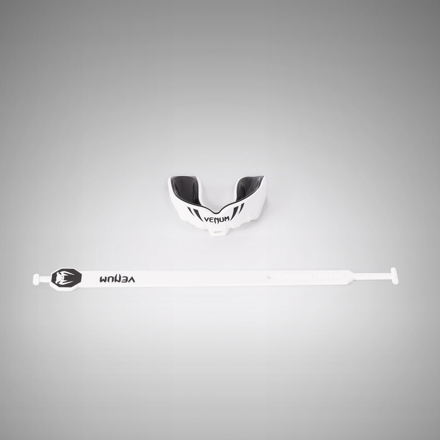 Venum Challenger Kids Mouthguard Strap/Straples - White/Black