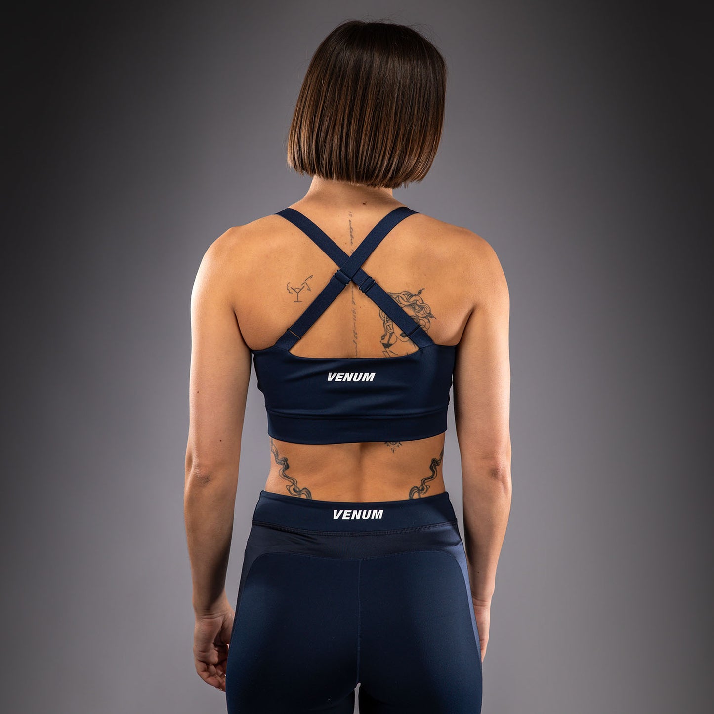 Venum Sculpt Shape Women's Sports Bra - Navy Blue