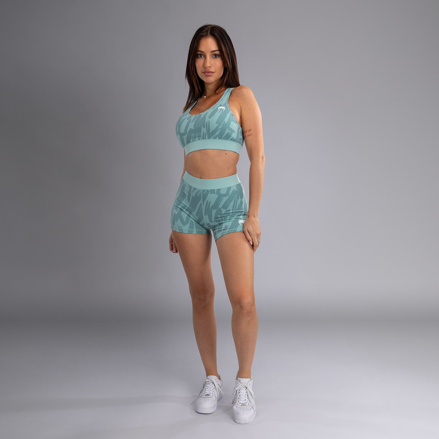 Venum Graffiti Women’s Compression Shorts - Aqua