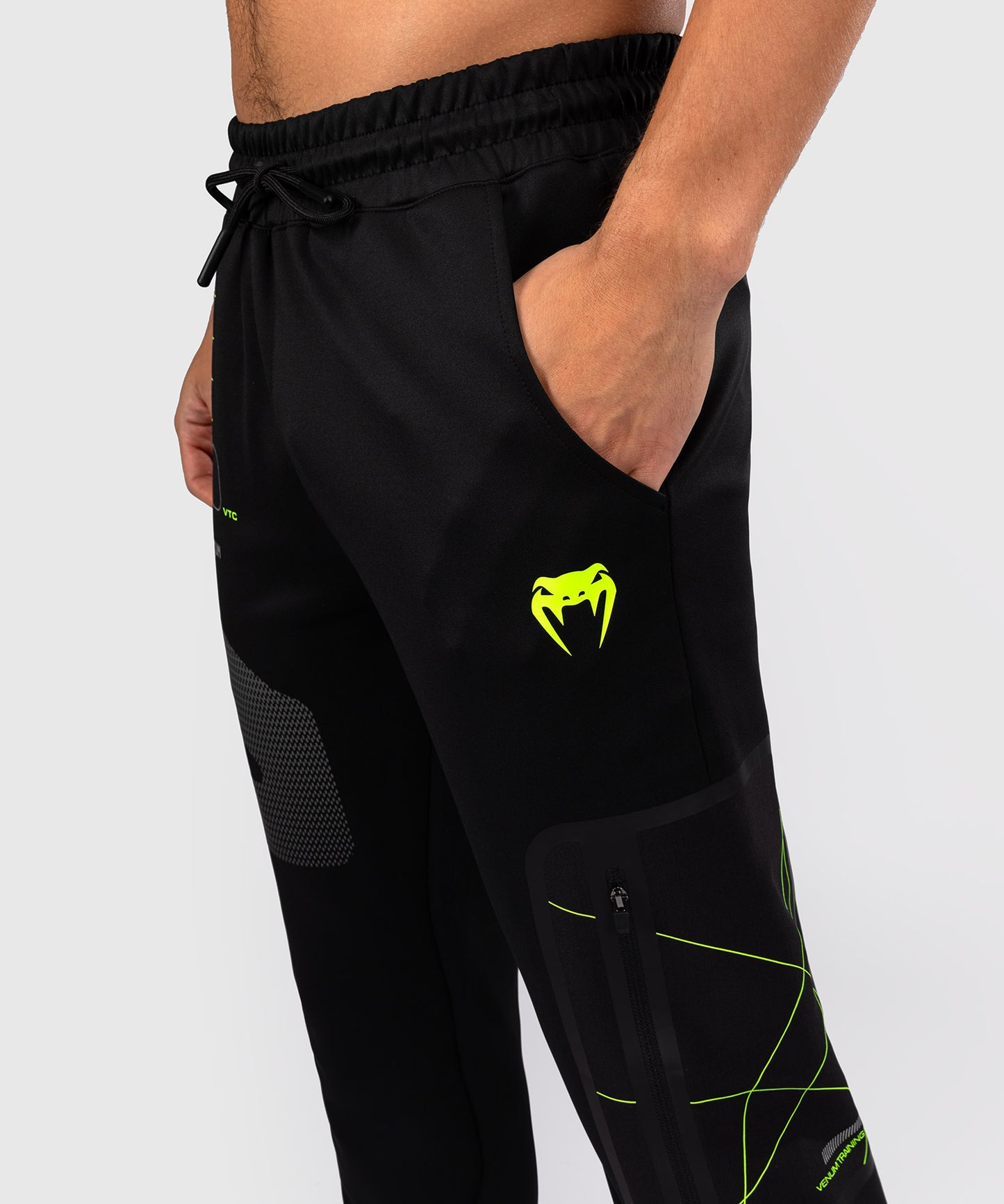Venum Training Camp 4.0 Jogger - Black/Neon Green