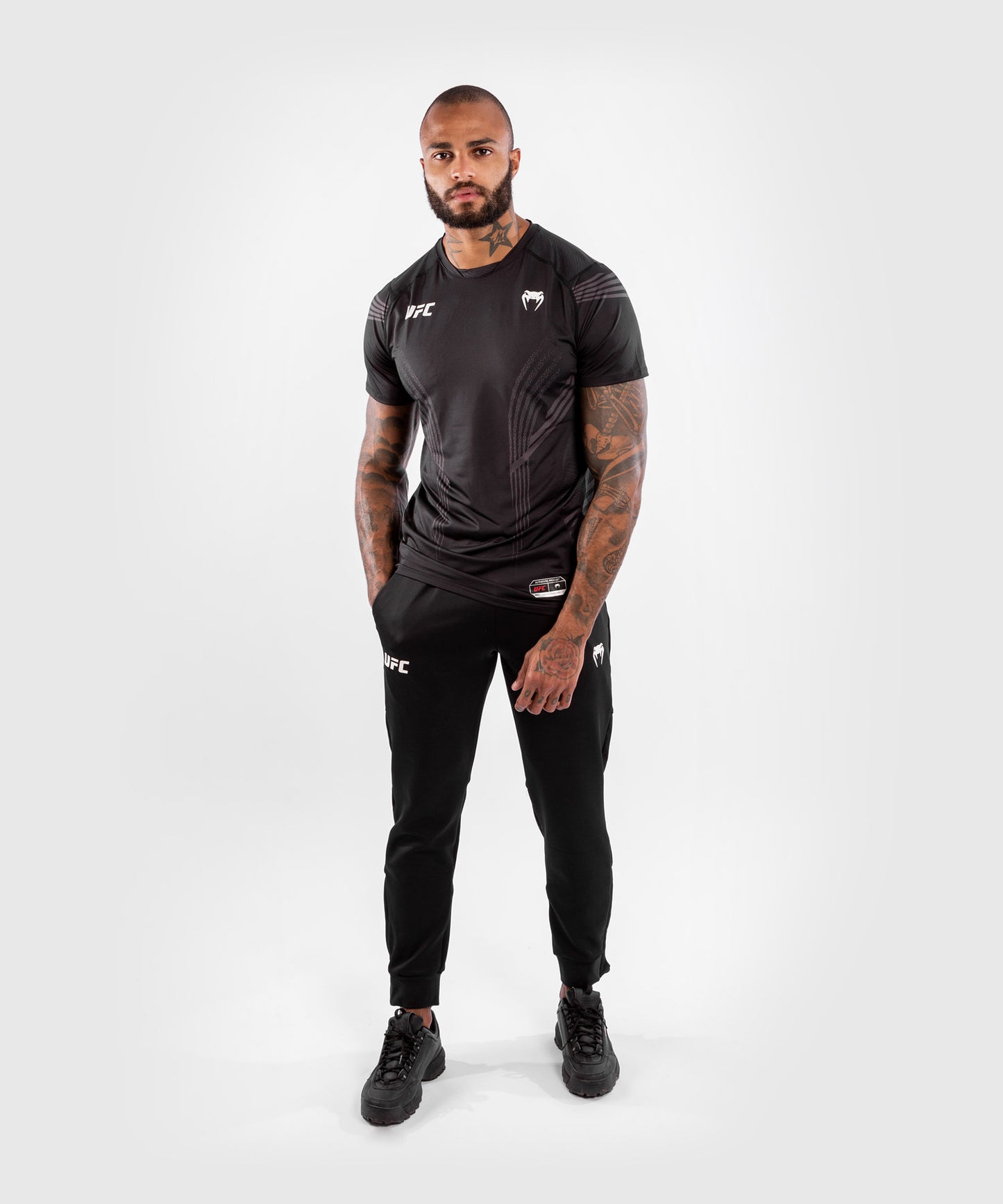 UFC Venum Personalized Authentic Fight Night Men's Walkout Jersey - Black
