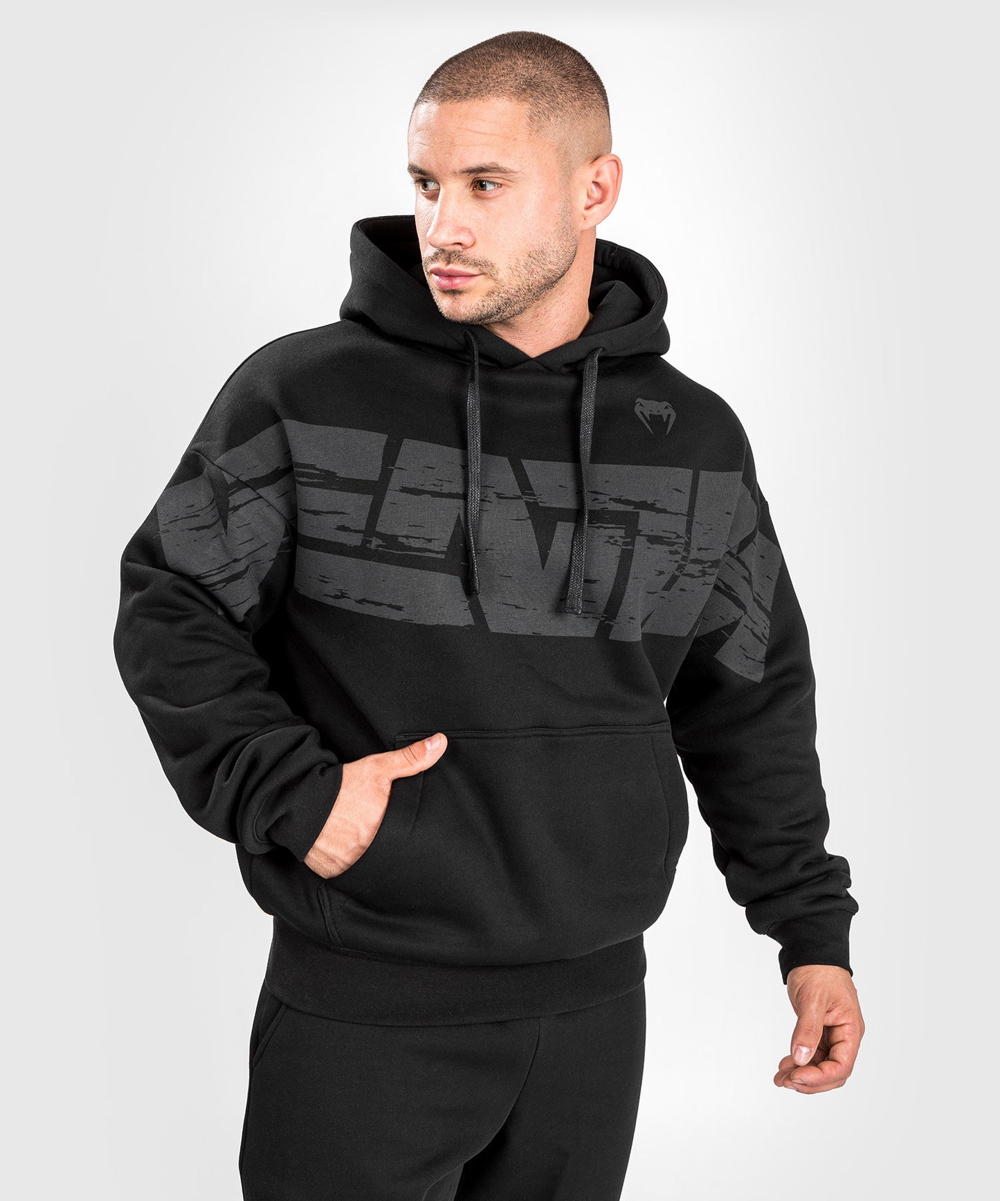 VENUM CONNECT XL HOODIE - OVERSIZE FIT - BLACK