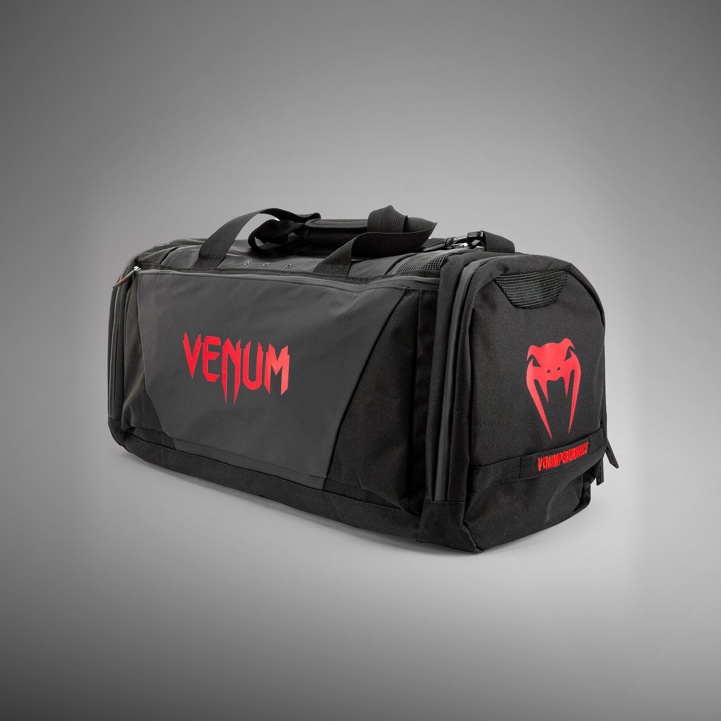 Venum Trainer Lite Evo Sports Bags  - Black/Red