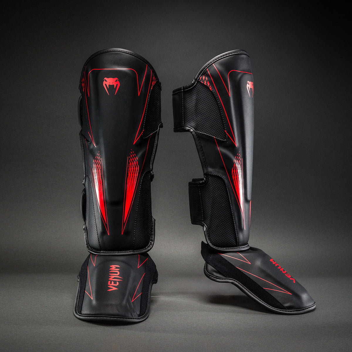 Venum Amazonia Reborn Shin Guards - Black/Red
