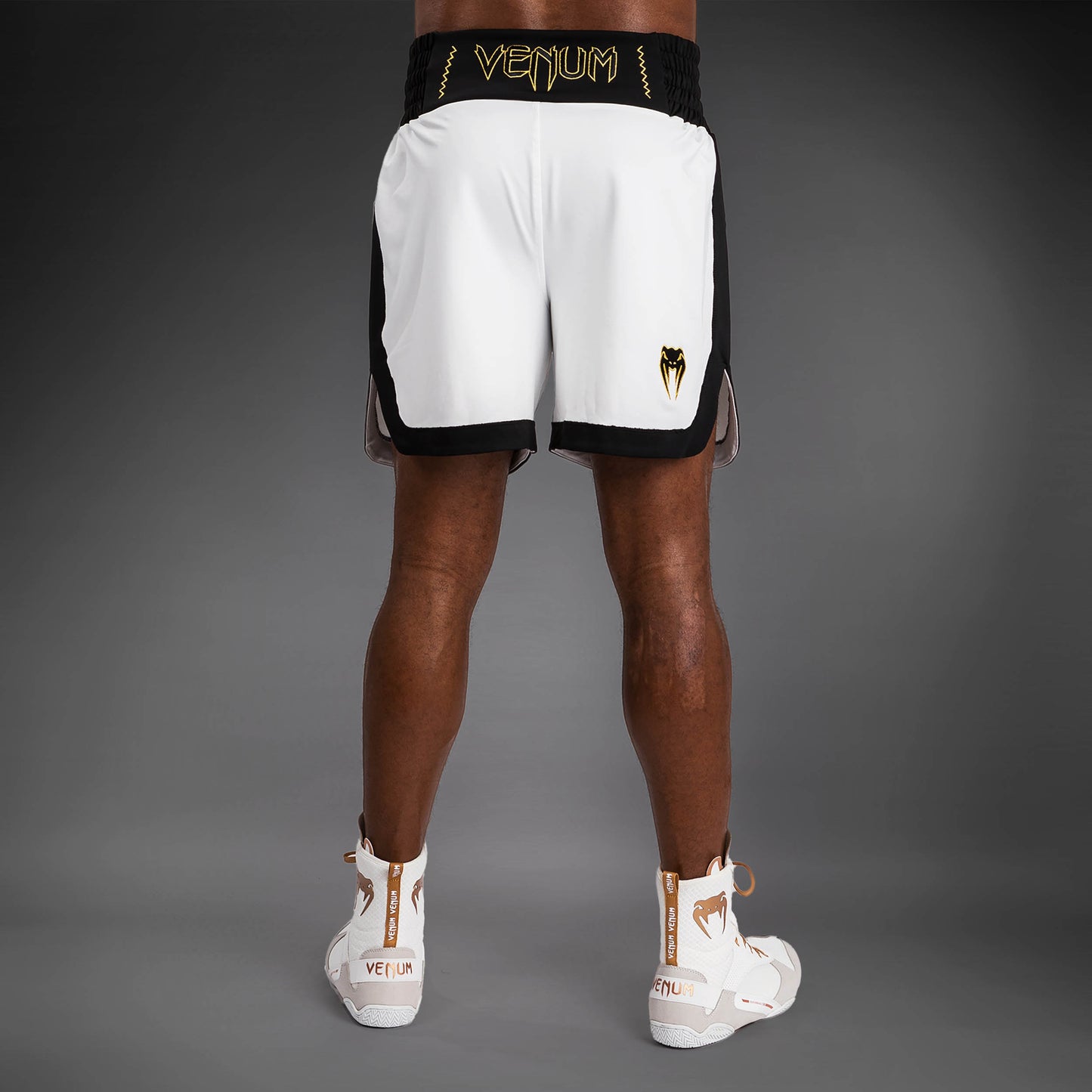 Venum Classic Boxing Shorts - White/Black
