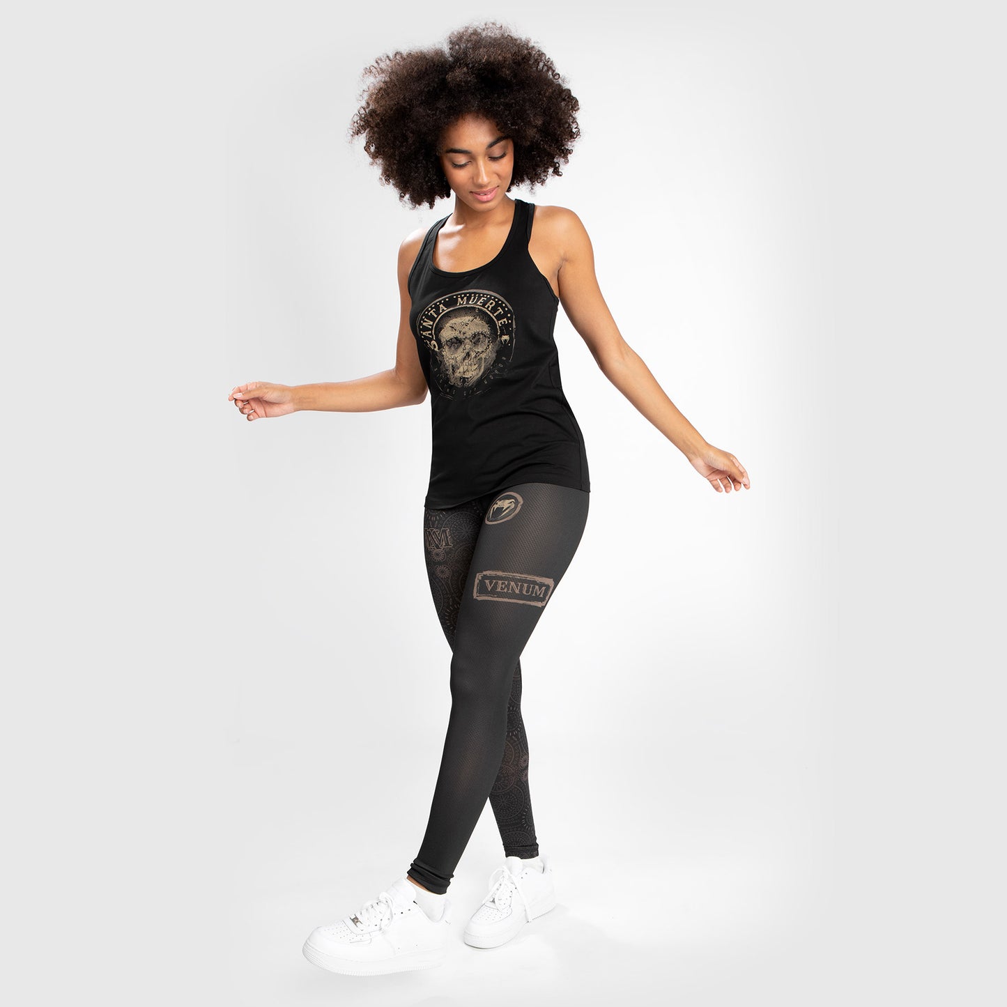 Venum Women Santa Muerte Dark Side - Tank Top - Black/Brown
