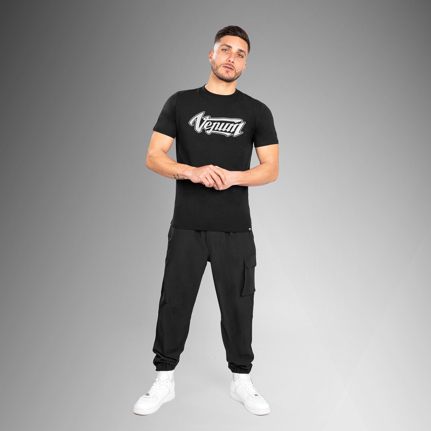 Venum Absolute 2.0 T-shirt - Adjusted Fit - Black/Silver