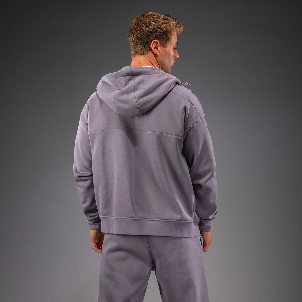Venum Attack Fleece & Weave Track Jacket - Lavender Grey