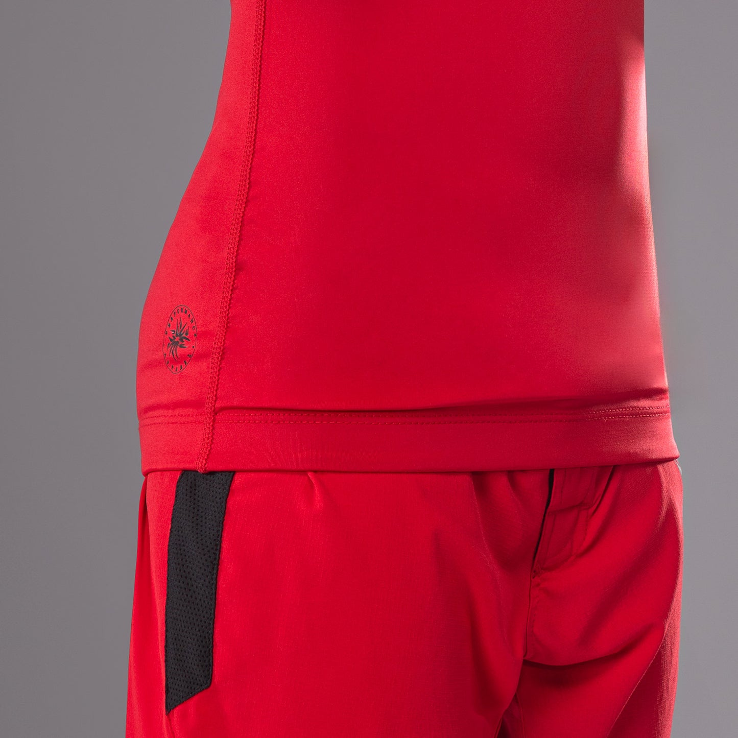 Venum Contender Kids Rashguards Long Sleeves - Cherry Red