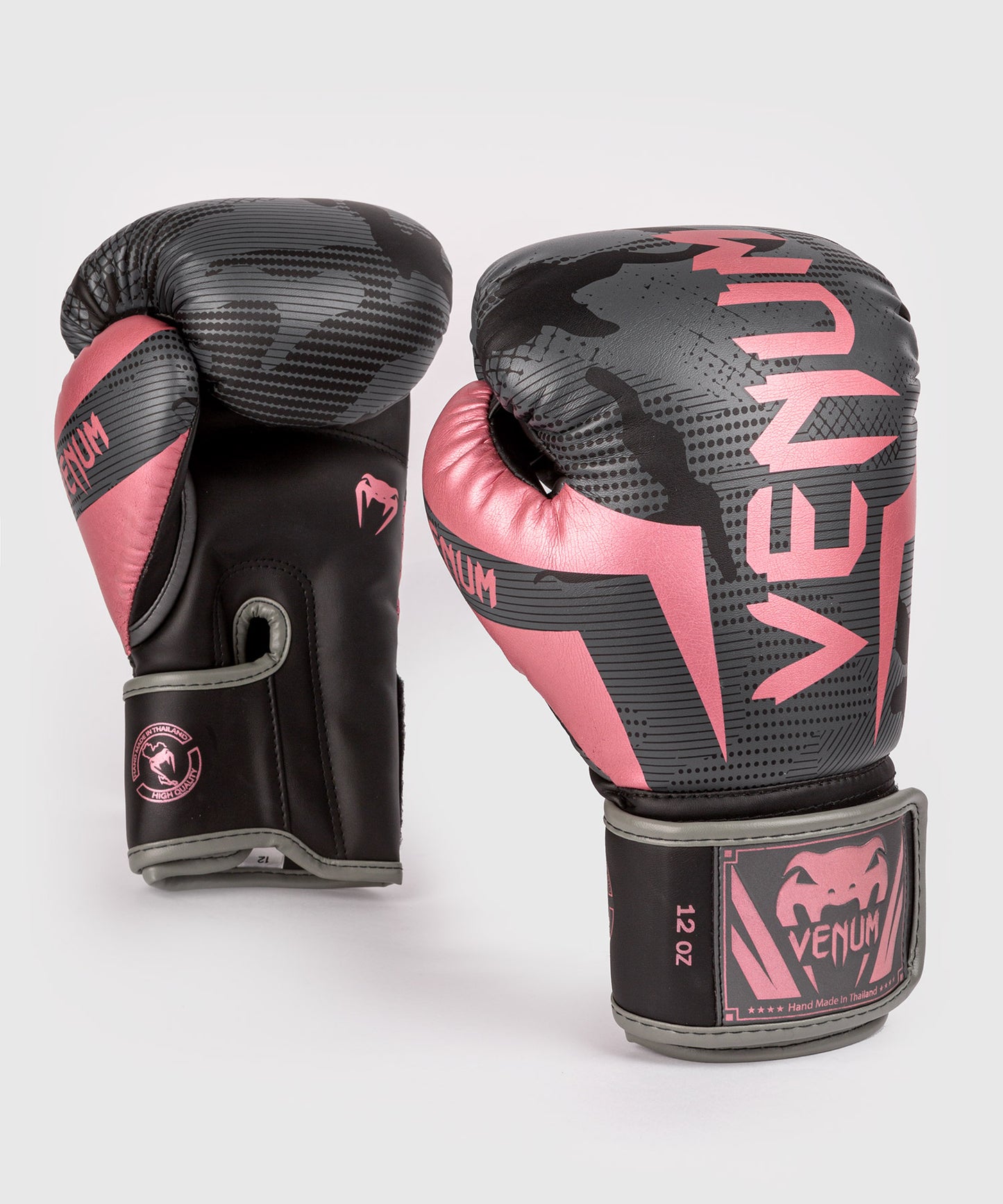 Venum Elite Boxing Gloves – Camo/Pink