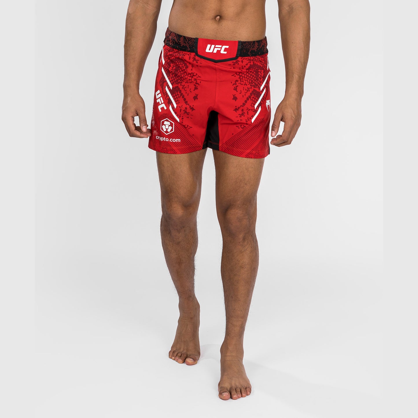 UFC Adrenaline by Venum Personalized Authentic Fight Night Men's Fight Short - Short Fit - Red