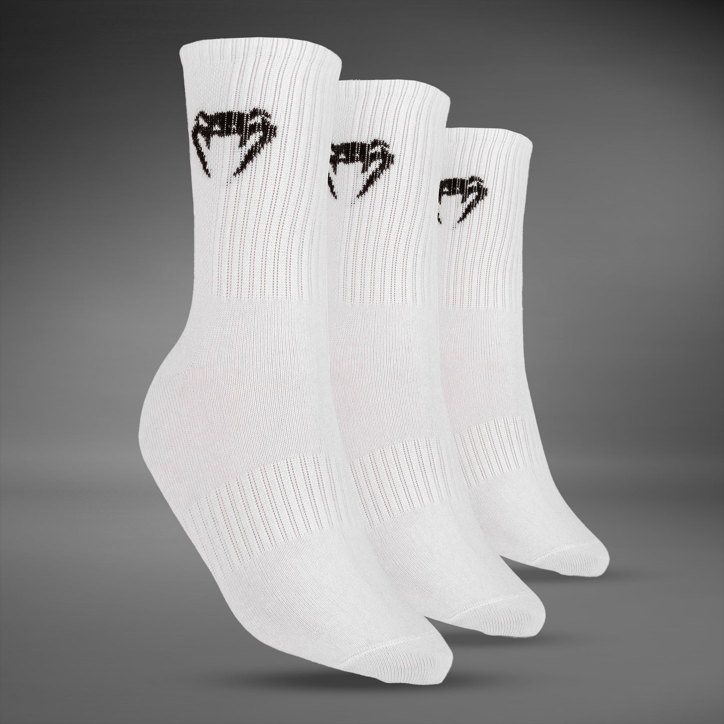 Venum Classic Socks - set of 3 - White/Black