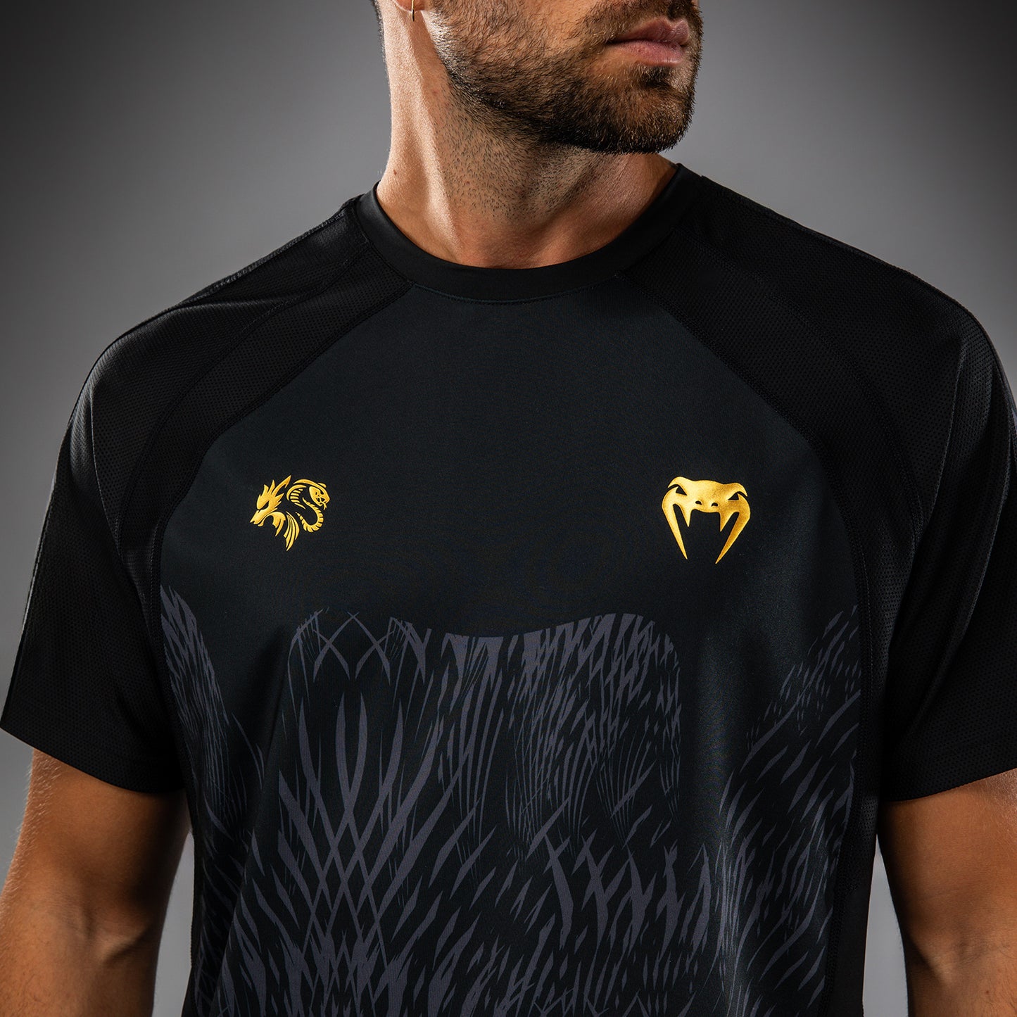 Venum x Chimaev Dry-Tech Shirt - Black/Grey