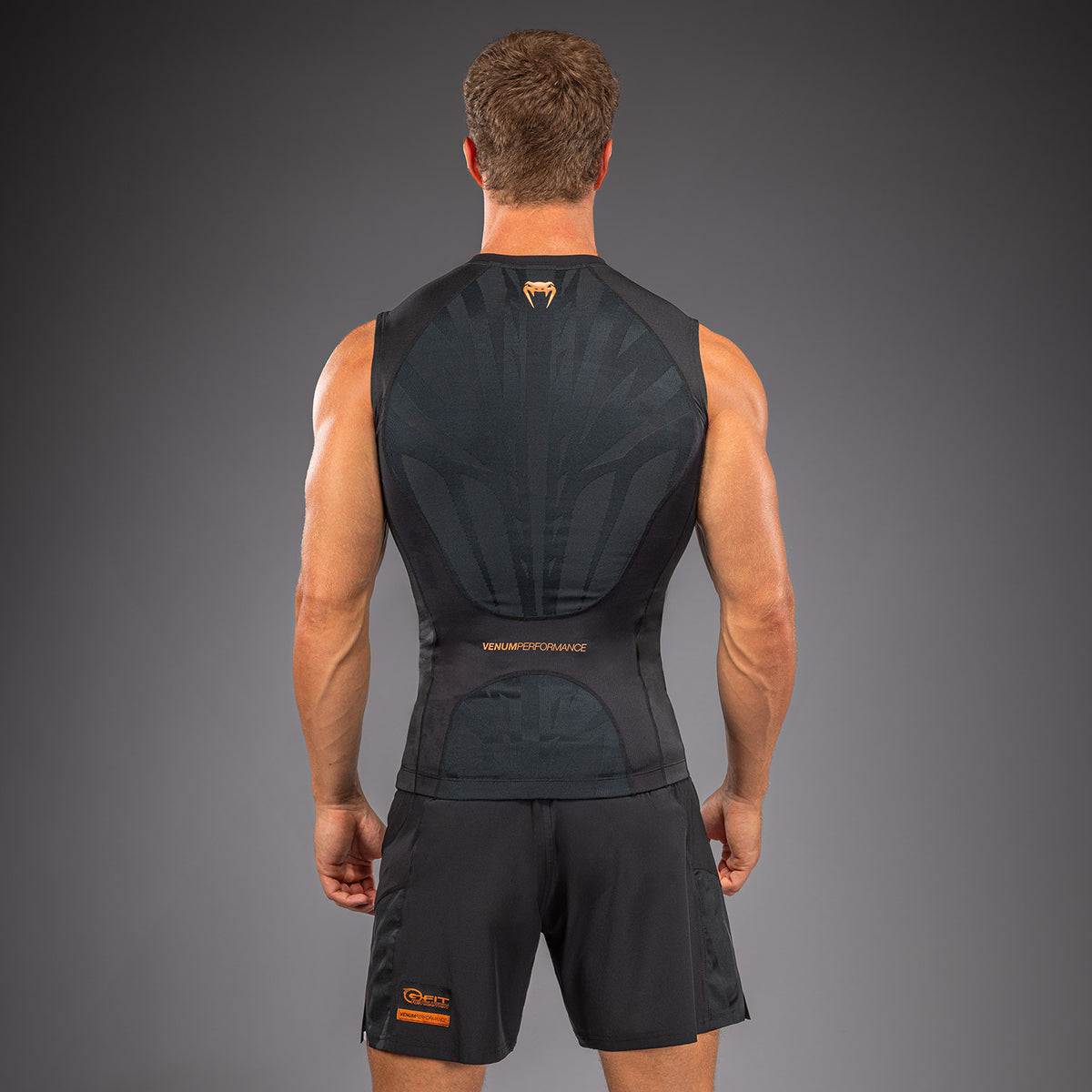 Venum G-Fit Revolution Sleeveless Rashguard - Black/Copper