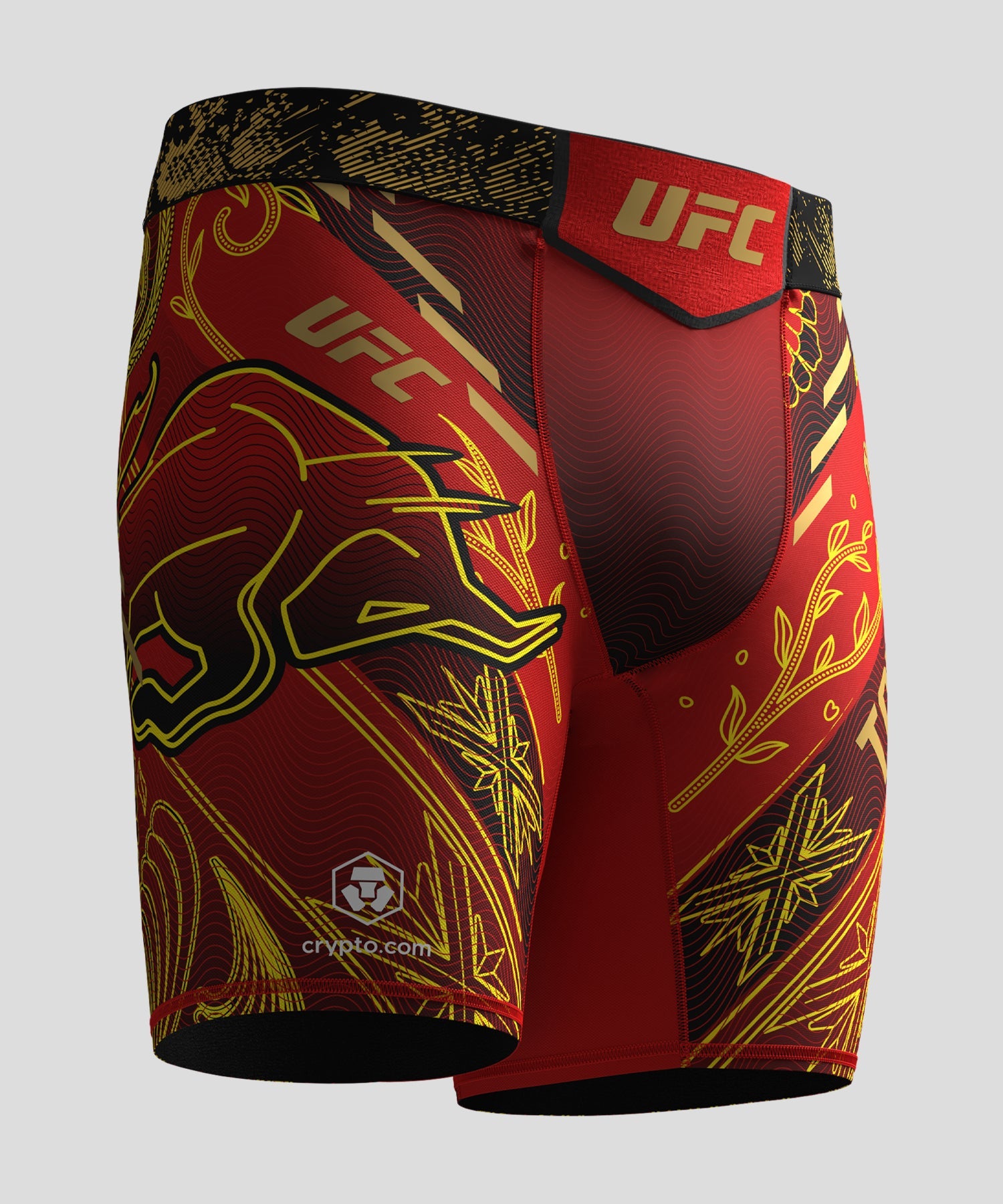 UFC Unrivaled by Venum Ilia Topuria Unisex Vale Tudo Short Red Venum United Kingdom