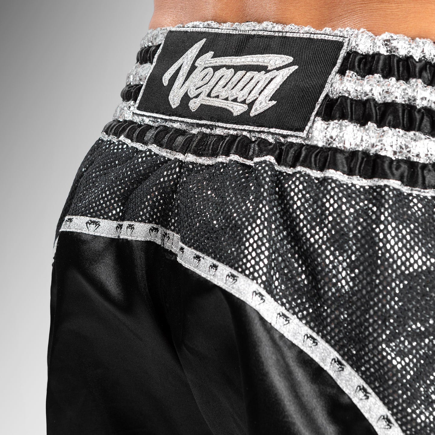 Venum Absolute 2.0 Muay Thai Shorts - Black/Silver