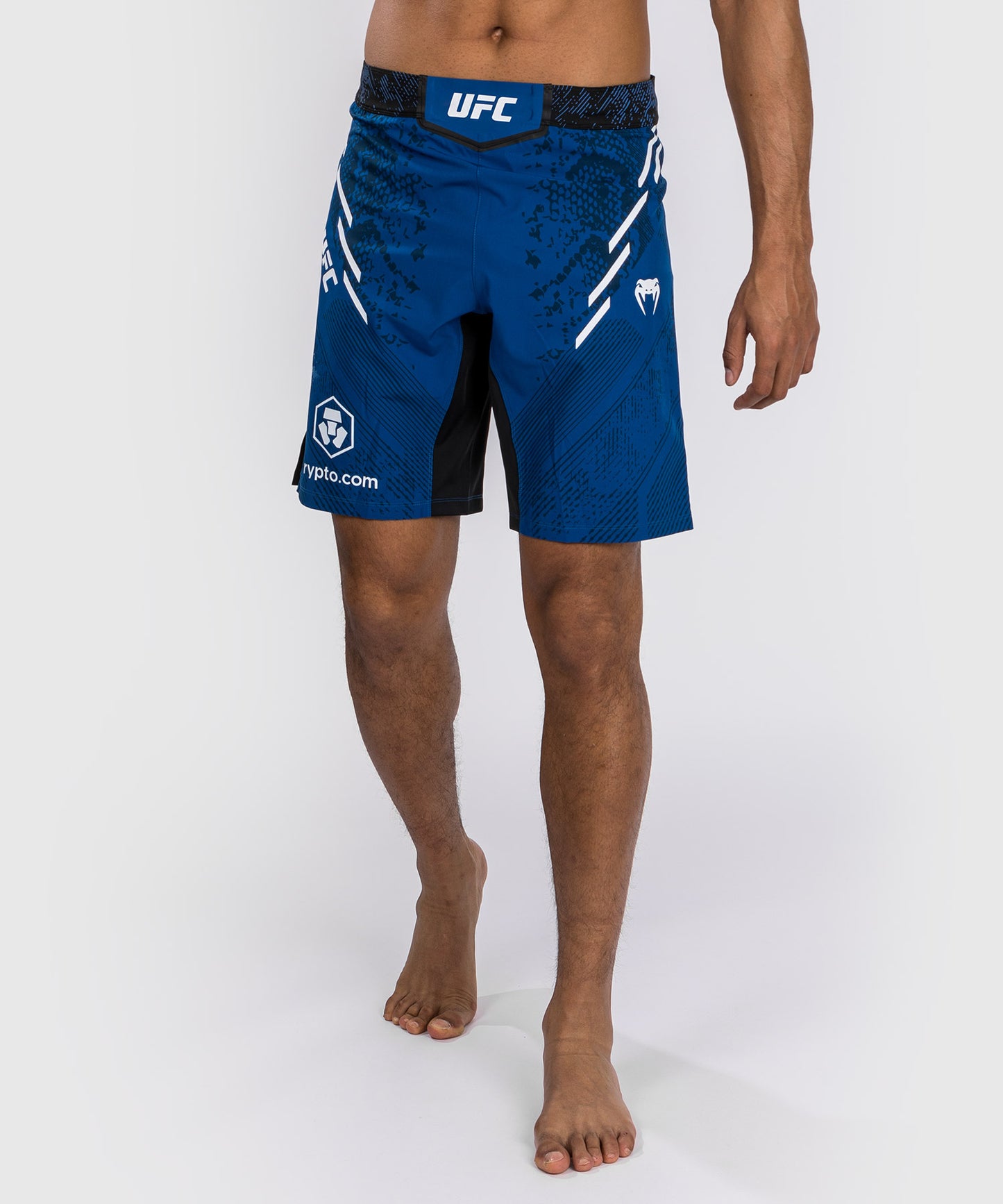 UFC Adrenaline by Venum Personalized Authentic Fight Night Men's Fight Short - Long Fit - Blue