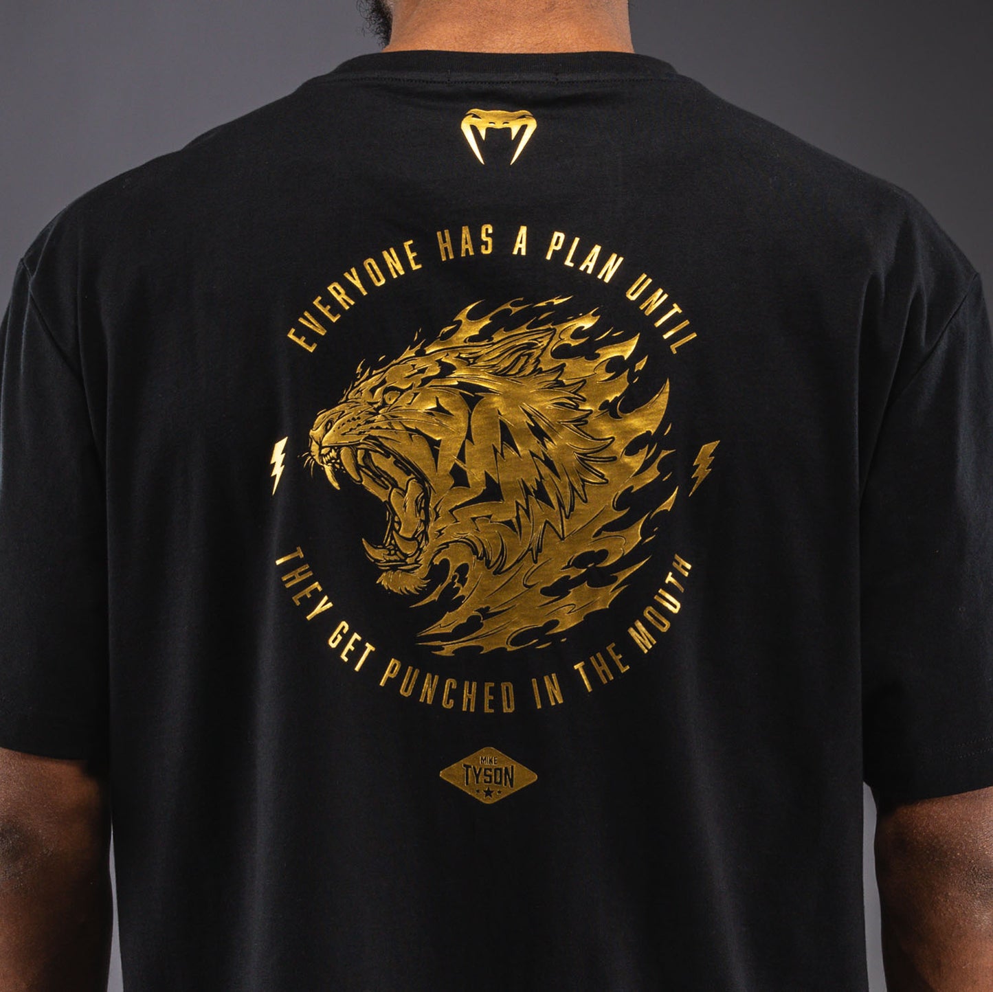 Venum x Mike Tyson Tiger T-Shirt - Black/Gold
