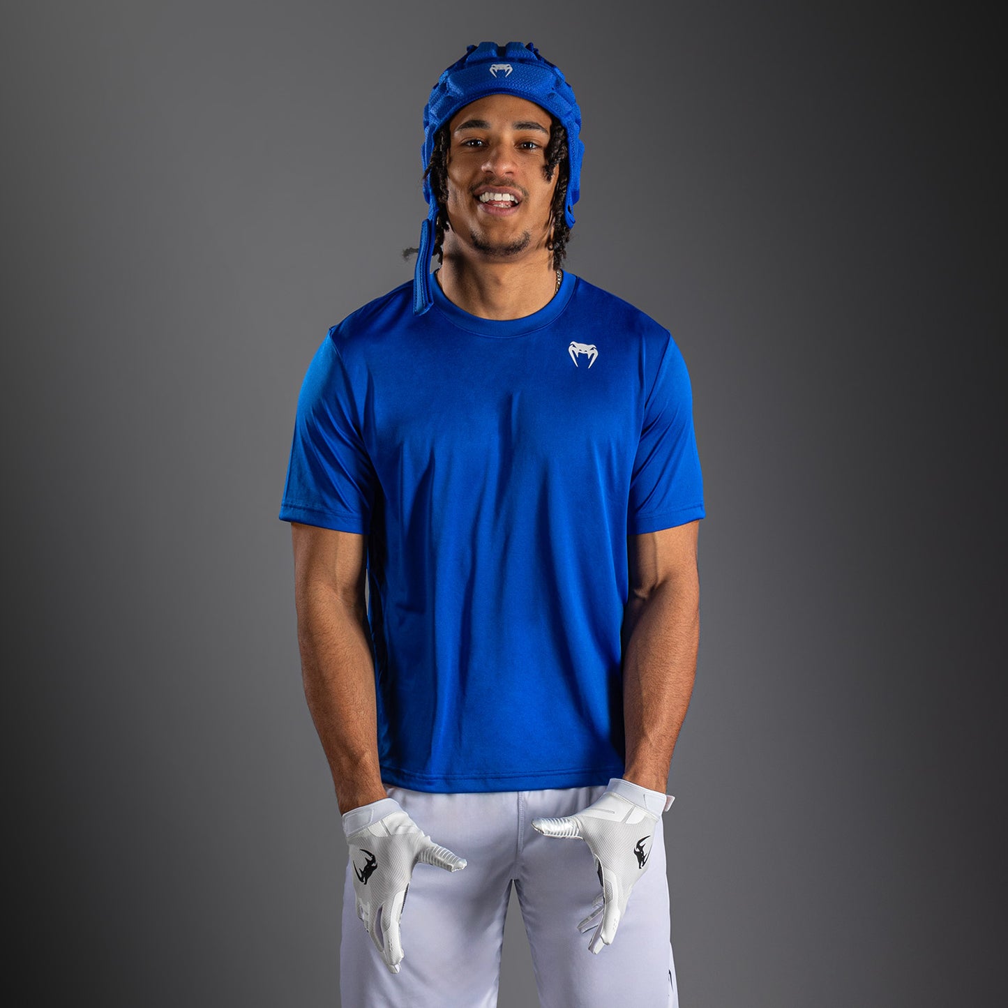 Venum Lineup Performance Short Sleeve T-Shirt Royal - Blue/White