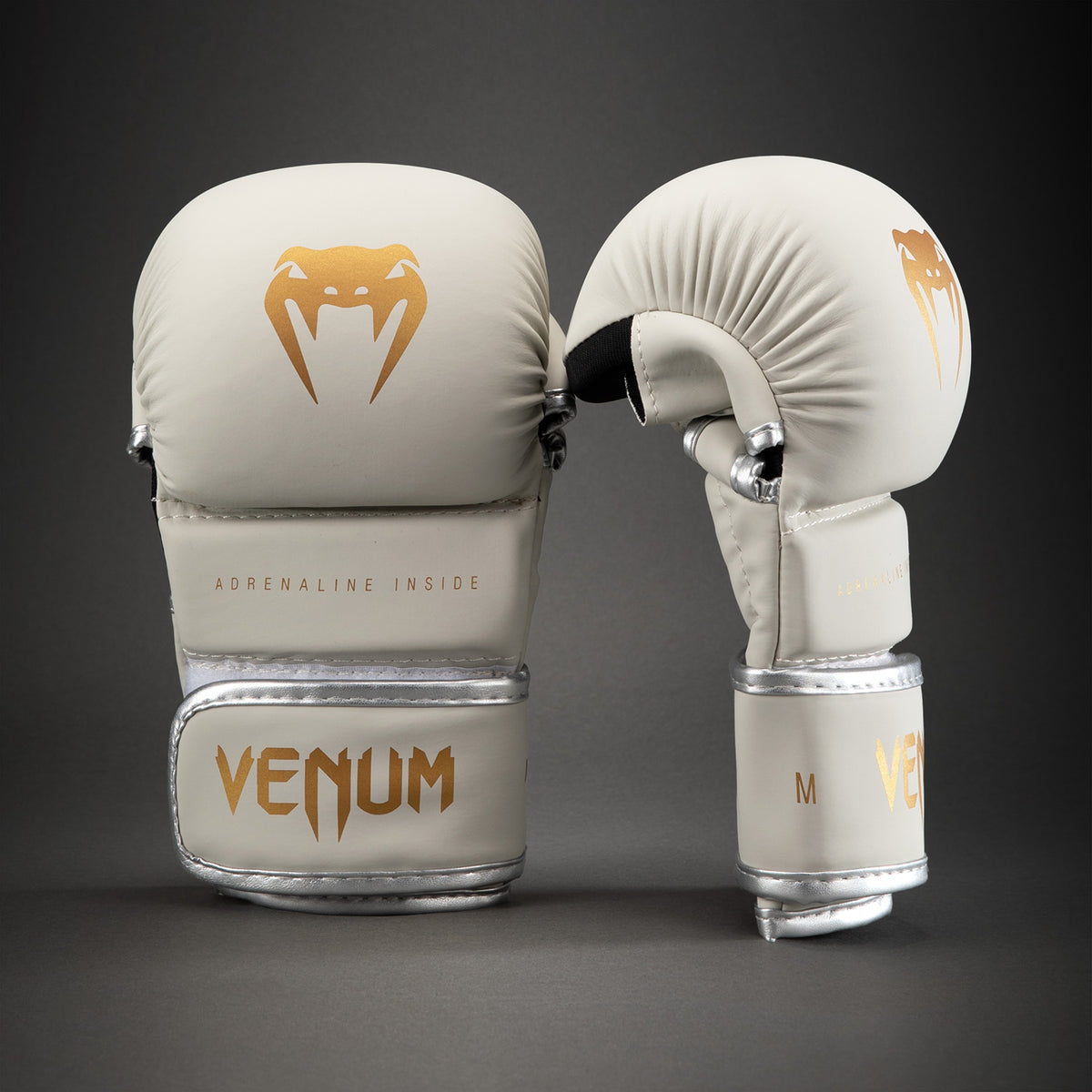 Venum Contender 1.5 Sparring Gloves - Ivory/Gold