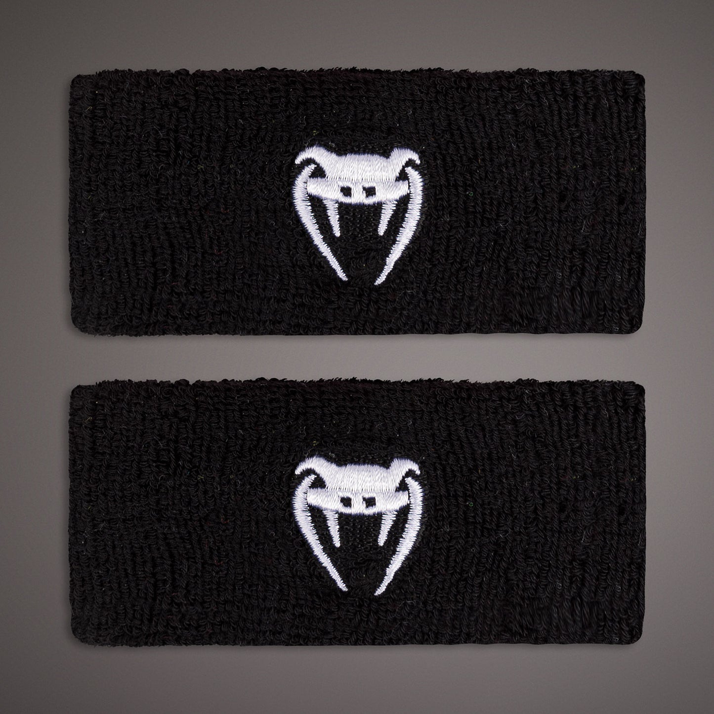 Venum Lineup Wide Bicep Bands - Black/White