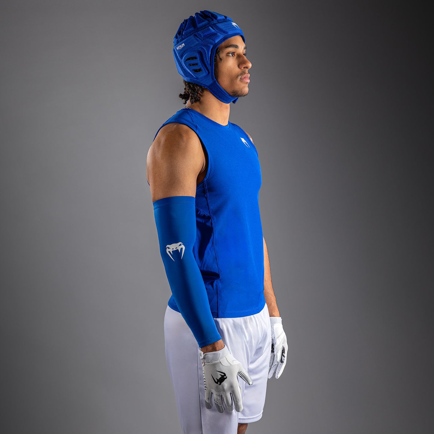 Venum Elite Football Sleeveless Compression Jersey - Royal Blue