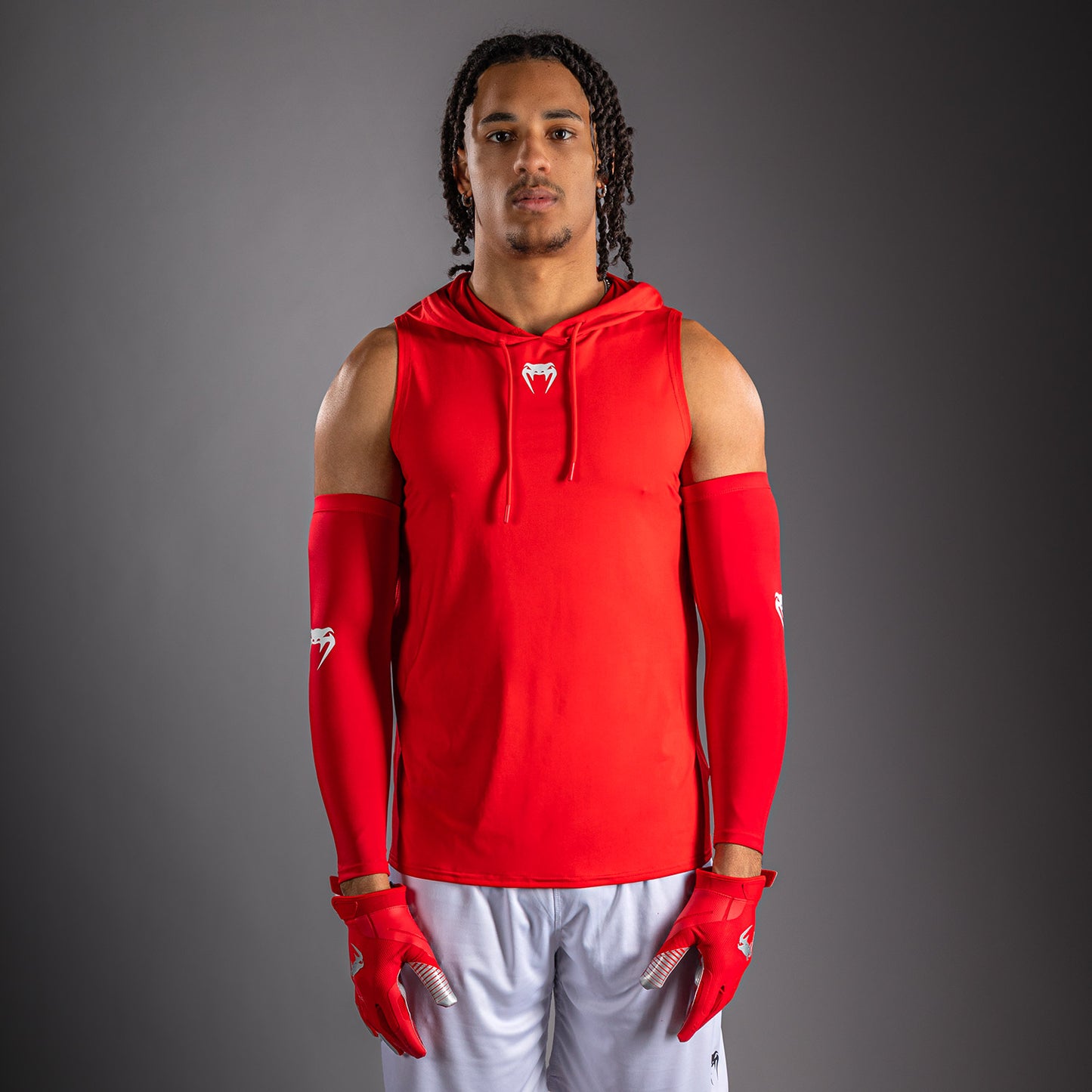 Venum Elite Sleeveless Dry-Tech Hoodie - Red