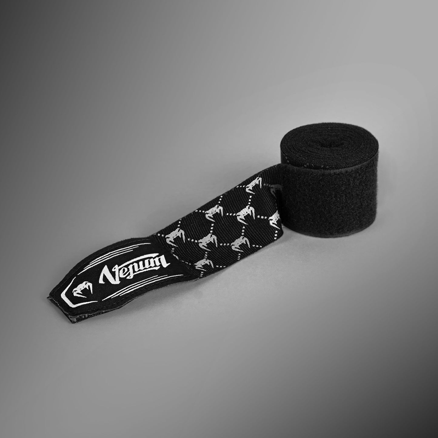 Venum Monogram Boxing Hand Wraps - Black/White