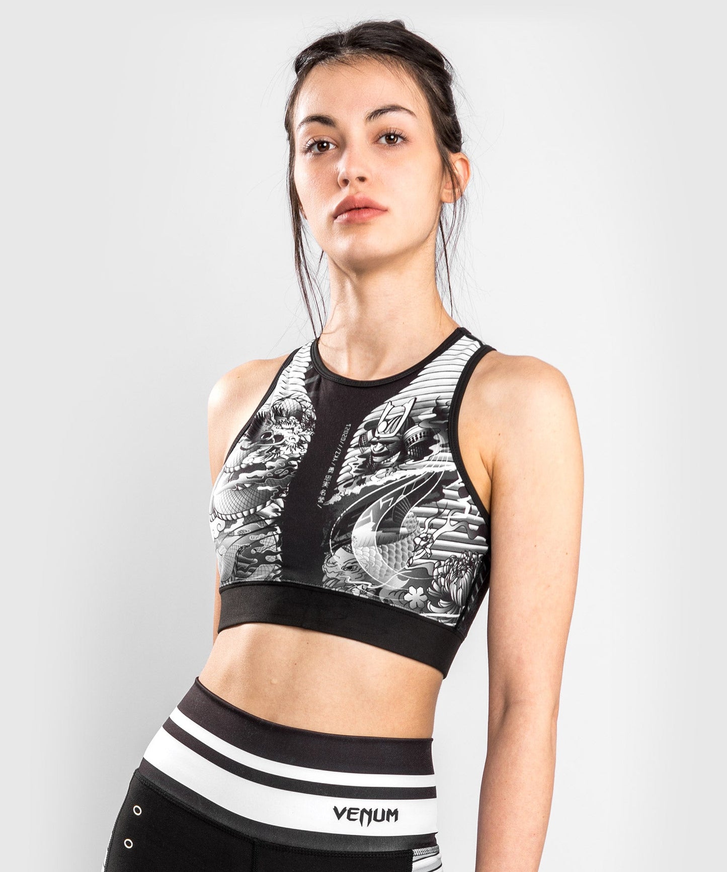 Venum YKZ21 Sport Bra – Black/White