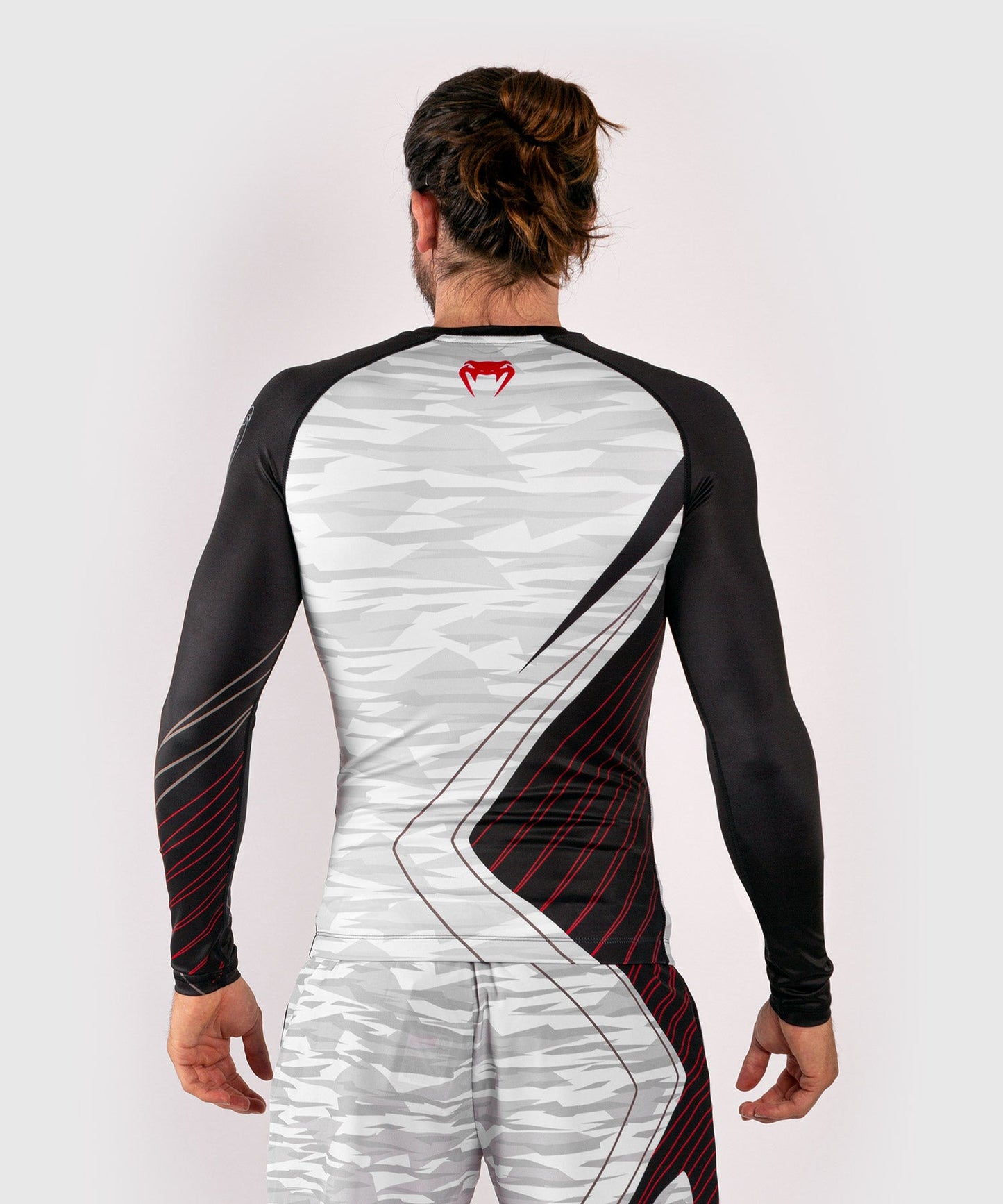 Venum Contender 5.0 Rashguard - Long sleeves - White/Camo