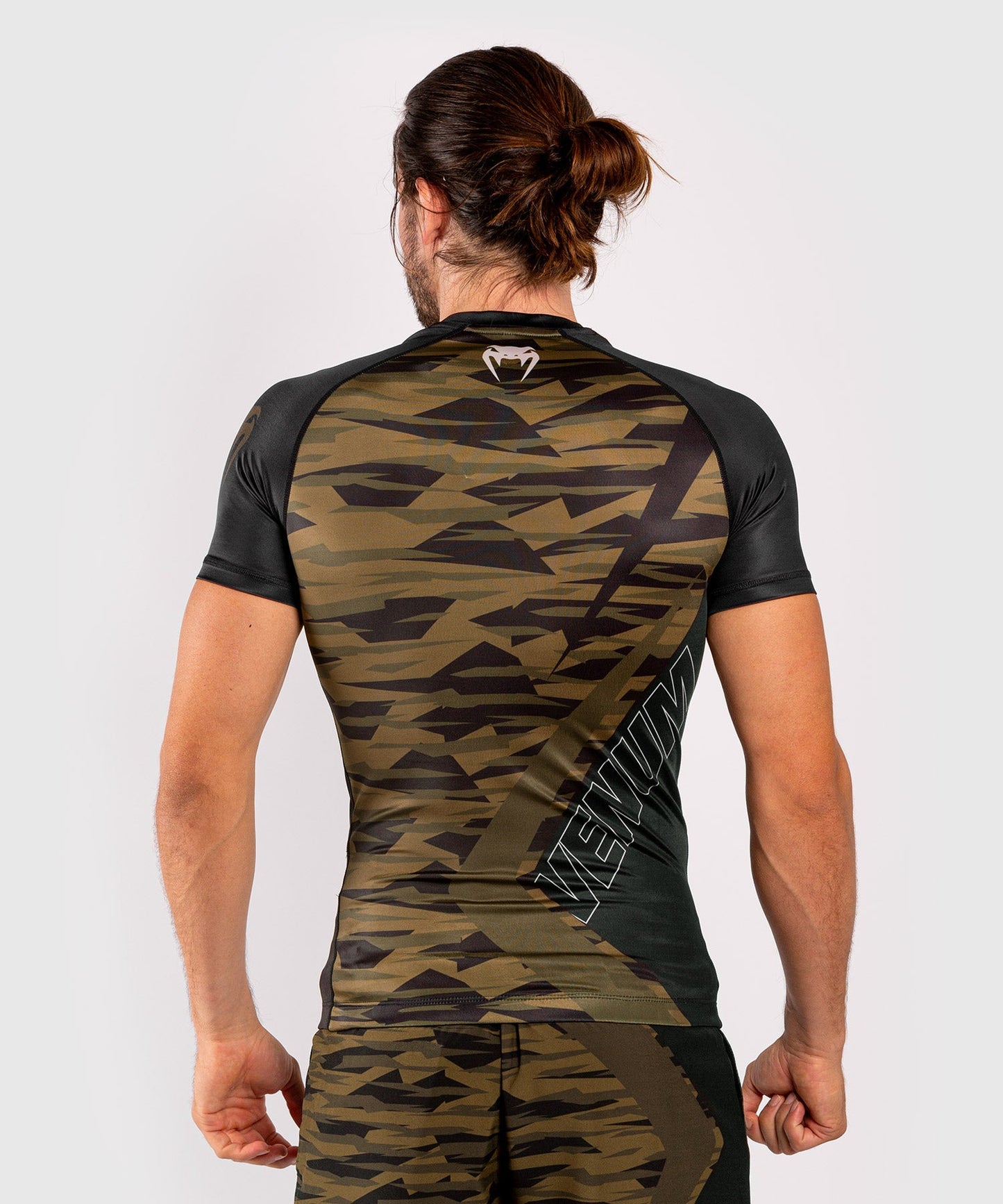 Venum Contender 5.0 Rashguard - Short sleeves - Khaki camo