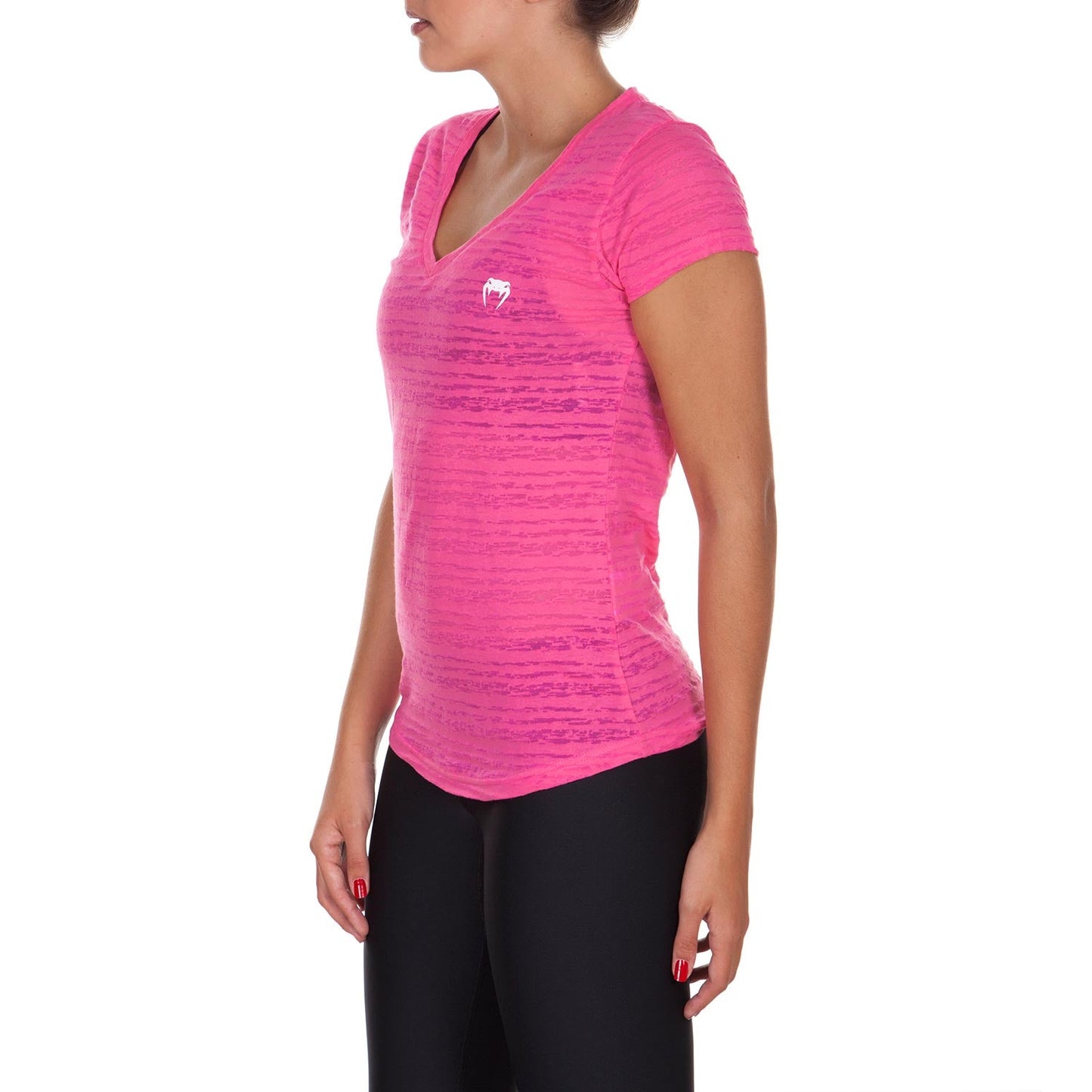 Venum Essential V Neck T-Shirt - Pink