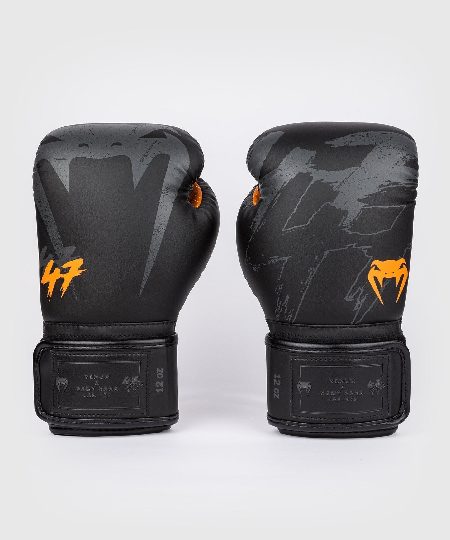 Venum S47 Boxing Gloves - Black/Orange