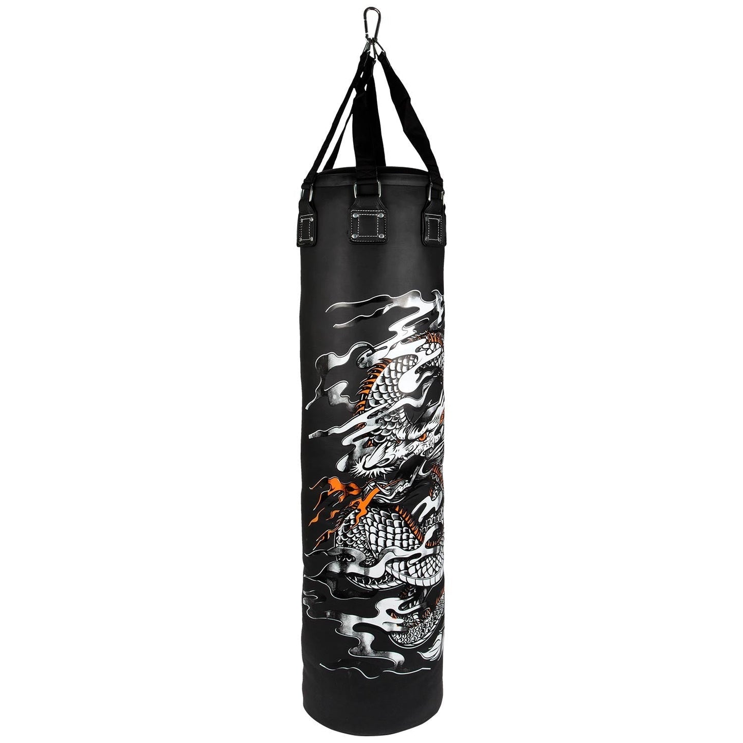 Venum Dragon's Flight Heavy Bag - Black/White - Unfilled - 130cm