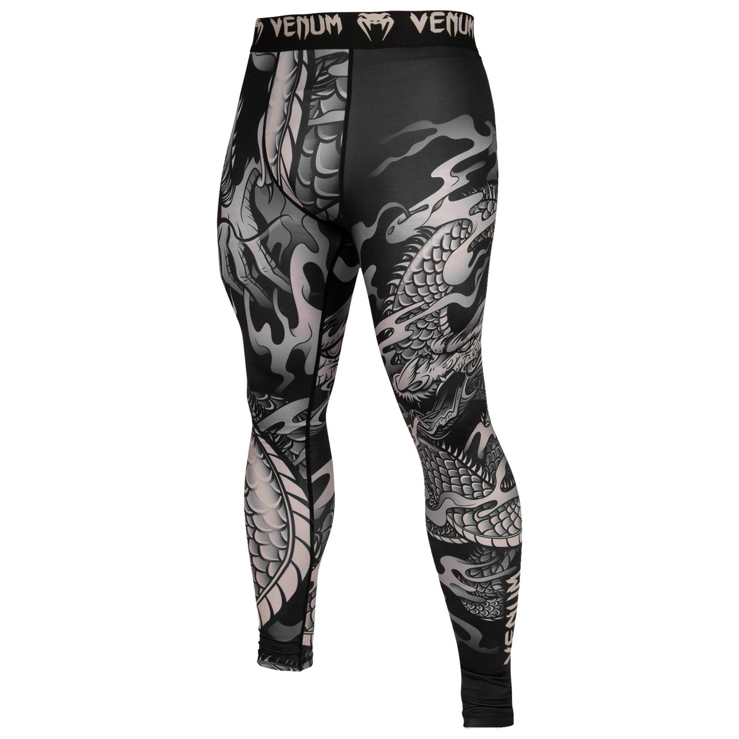 Venum Dragon's Flight Compression Tights - Black/Sand