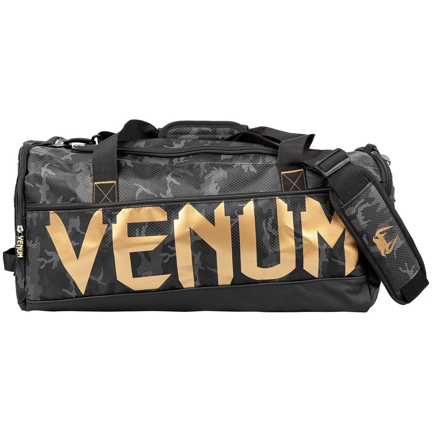 Venum Sparring Sport Bag - Dark camo/Gold