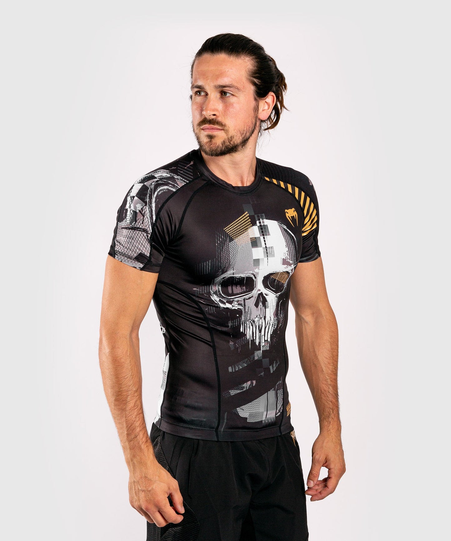 Venum Skull Rashguard - Short sleeves - Black