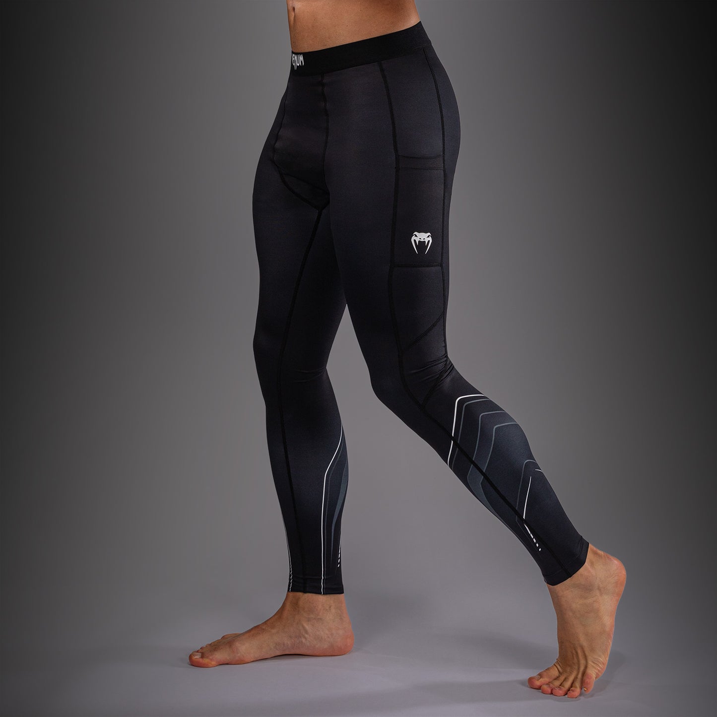 Venum Streamline Spats - Black/White